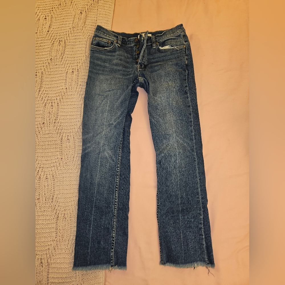 Free People/ We The Free  Straight Leg Women’s Jeans in Dark Blue